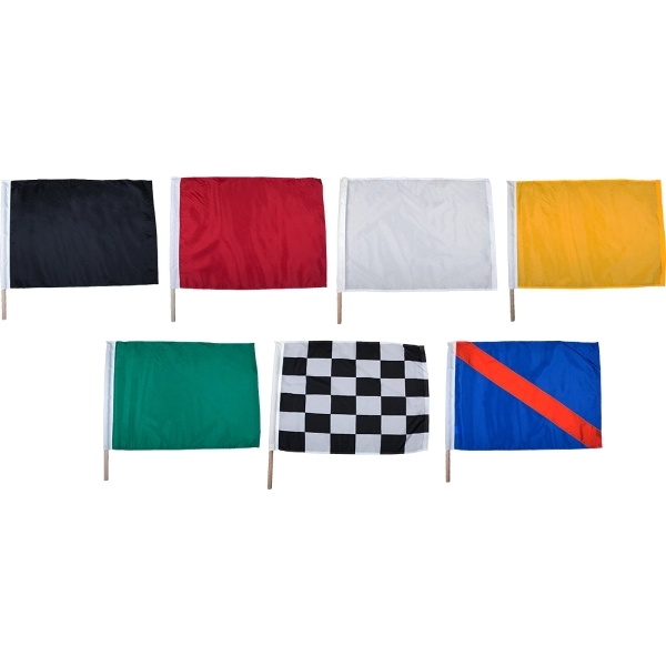 24" x 30" Polyester Mounted Auto Racing Flag Set - 24" x 30" Polyester Mounted Auto Racing Flag Set - Image 0 of 0