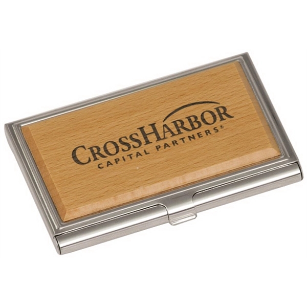 Results Abr Promotions Point Pleasant Boro Nj Wooden Silver Business Card Holder