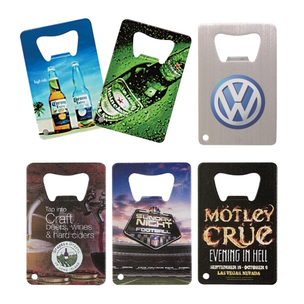 Credit Card 4 Color Process (VERSAprint TM) Bottle Opener