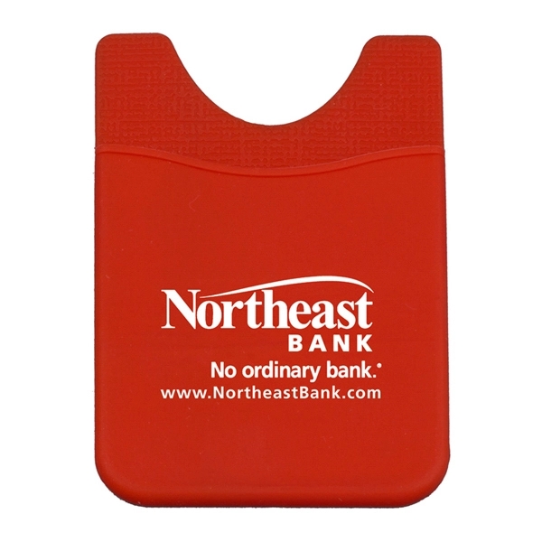 Banker Soft Silicone Cell Phone Wallet - Banker Soft Silicone Cell Phone Wallet - Image 3 of 10