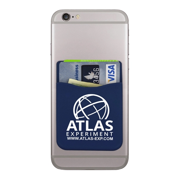 Banker Soft Silicone Cell Phone Wallet - Banker Soft Silicone Cell Phone Wallet - Image 6 of 10