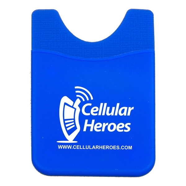 Banker Soft Silicone Cell Phone Wallet - Banker Soft Silicone Cell Phone Wallet - Image 9 of 10