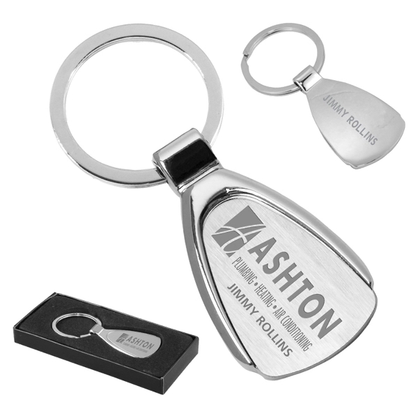 Droplet Economy Laser Engraved Metal Keyholder