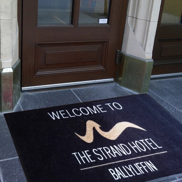 3' X 5' Custom Indoor & Outdoor shipping free logo mat