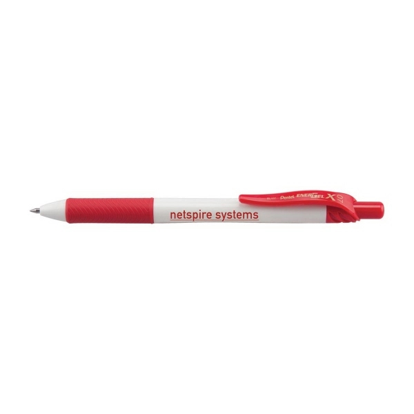 EnerGel X White Barrel Retractable Liquid Gel Ink Pen - EnerGel X White Barrel Retractable Liquid Gel Ink Pen - Image 1 of 7