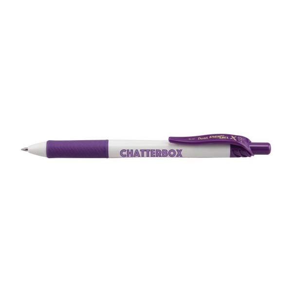 EnerGel X White Barrel Retractable Liquid Gel Ink Pen - EnerGel X White Barrel Retractable Liquid Gel Ink Pen - Image 7 of 7