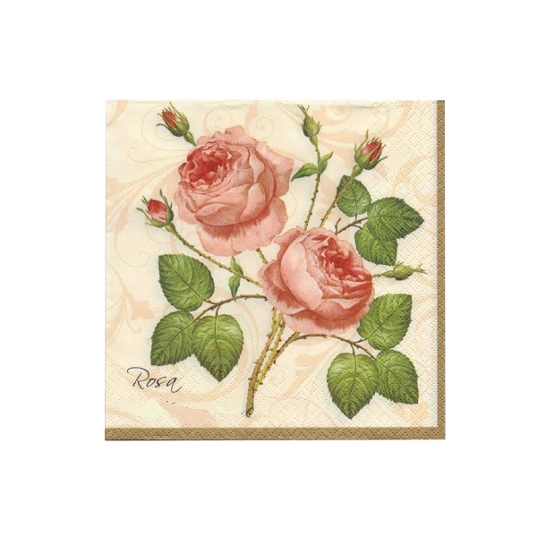 Romantic Flower Paper Napkins - Romantic Flower Paper Napkins - Image 0 of 0