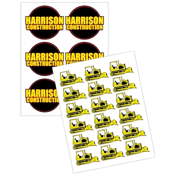 Custom Labels on 8.5" x 11" Laser Sheets 1,000 Sheets per...