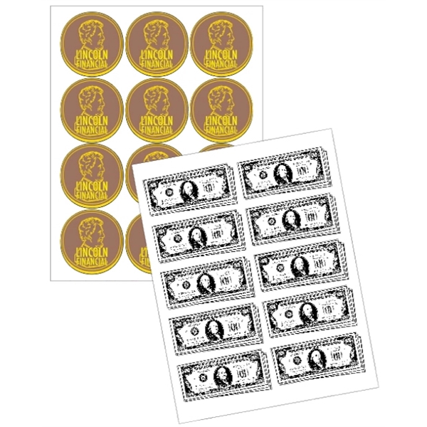 Custom Labels on 8.5" x 11" Laser Sheets 1,000 Sheets per...