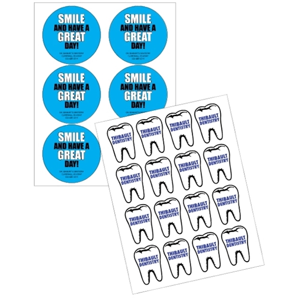 Custom Labels on 8.5" x 11" Laser Sheets 1,000 Sheets per...