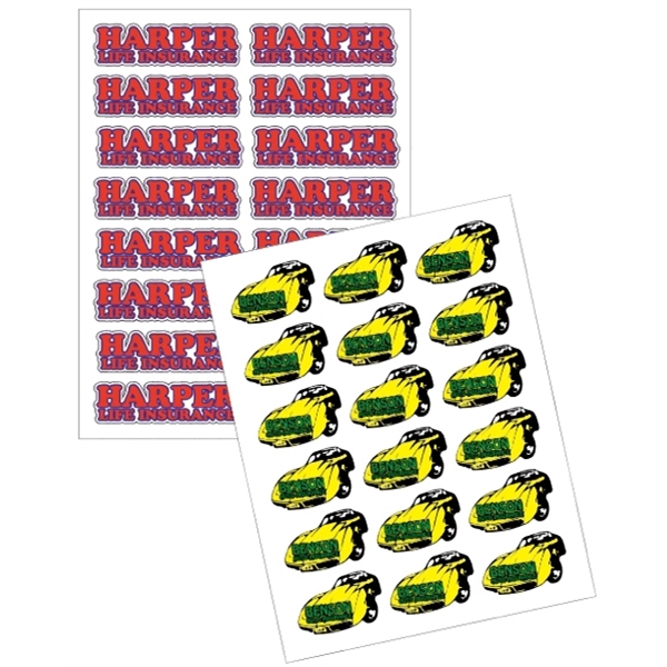 Custom Labels on 8.5" x 11" Laser Sheets 1,000 Sheets per...
