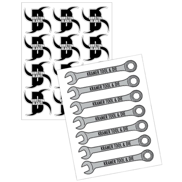 Custom Labels on 8.5" x 11" Laser Sheets 1,000 Sheets per...