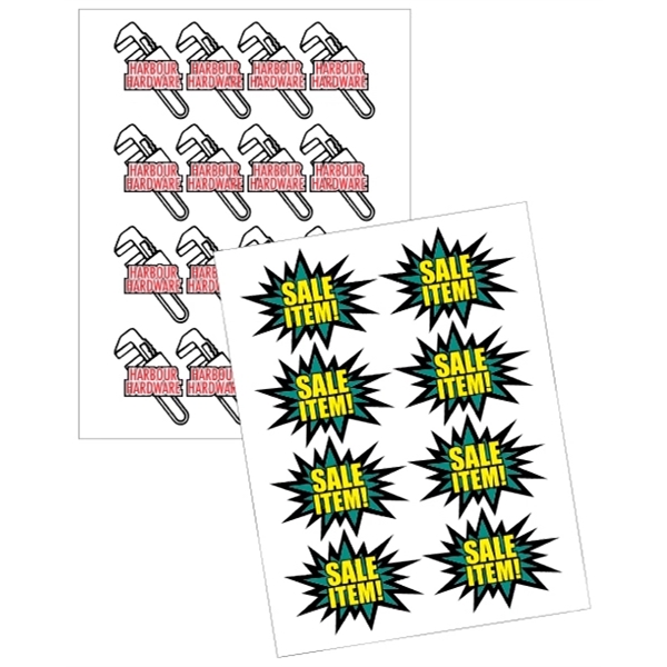 Custom Labels on 8.5" x 11" Laser Sheets 1,000 Sheets per...