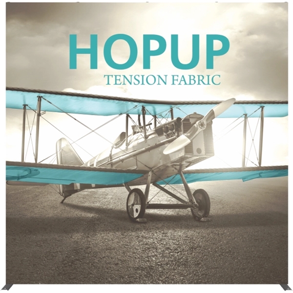 Hopup 10ft Full Height Straight Display & Front Graphic - Hopup 10ft Full Height Straight Display & Front Graphic - Image 1 of 2