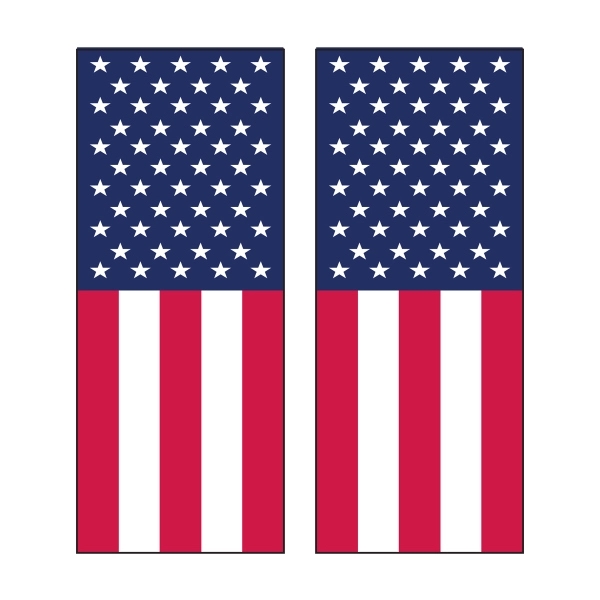 6" x 28" Light Post 2 Banner Set - Vinyl 2 Sided - USA - 6" x 28" Light Post 2 Banner Set - Vinyl 2 Sided - USA - Image 0 of 0