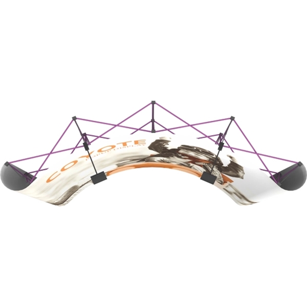 Coyote Popup 10' wide Curved Display Kit - Coyote Popup 10' wide Curved Display Kit - Image 1 of 4