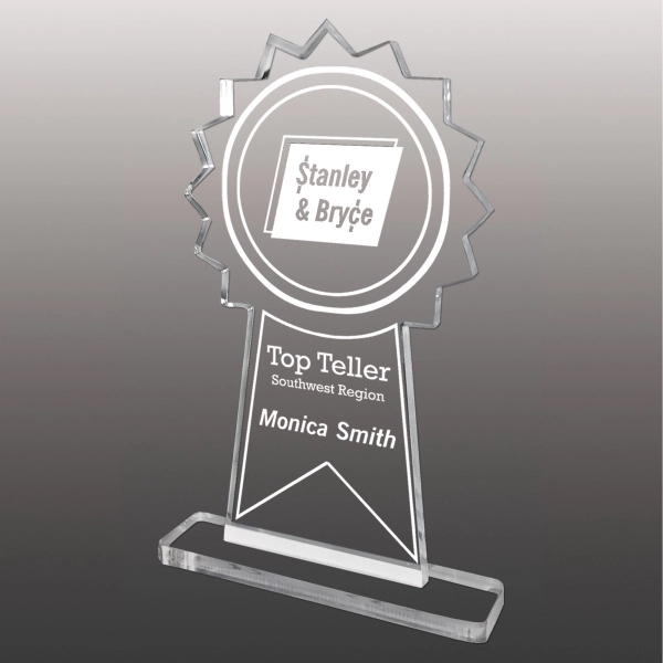 3/8" Custom Laser Etched Acrylic Awards - 3/8" Custom Laser Etched Acrylic Awards - Image 1 of 1