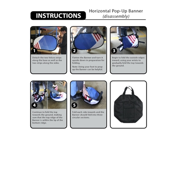 47" X 27.55" Horizontal Pop-Up Banner - 47" X 27.55" Horizontal Pop-Up Banner - Image 5 of 5