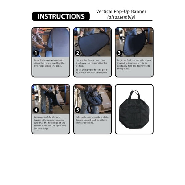 39.37" x 66.9" Vertical Pop-Up Banner - 39.37" x 66.9" Vertical Pop-Up Banner - Image 5 of 5