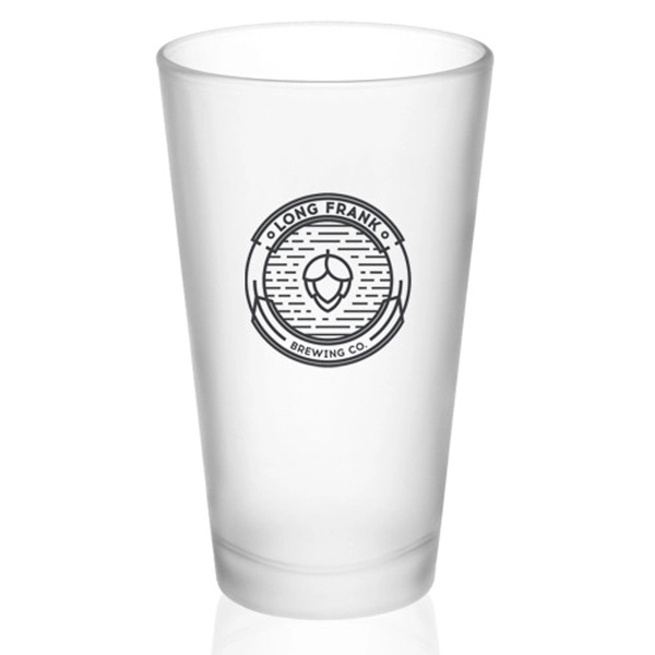 16 oz. Frosted Pint Glasses - 16 oz. Frosted Pint Glasses - Image 0 of 1