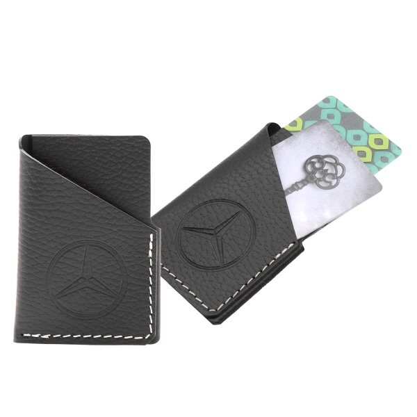 VERTICAL LEATHER BUSINESS CARDS WALLET - VERTICAL LEATHER BUSINESS CARDS WALLET - Image 0 of 10