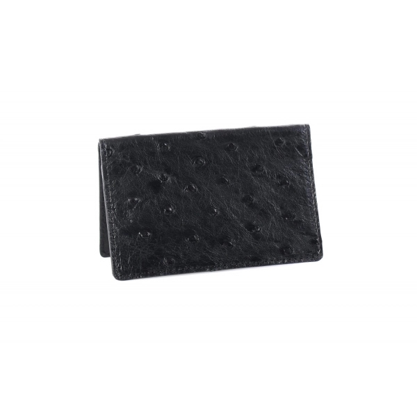 Business/Credit Card Case - Ostrich Onyx - Business/Credit Card Case - Ostrich Onyx - Image 4 of 5