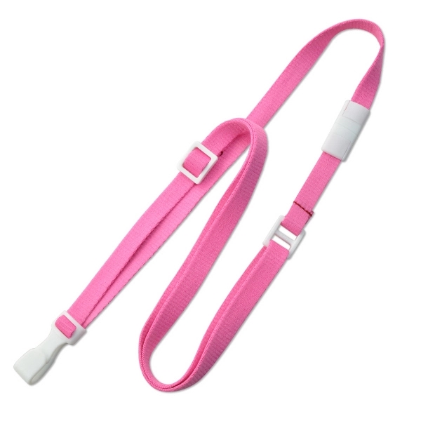 3/8" Adjustable Breakaway Lanyards w/ No-Twist Plastic Hook - 3/8" Adjustable Breakaway Lanyards w/ No-Twist Plastic Hook - Image 7 of 9