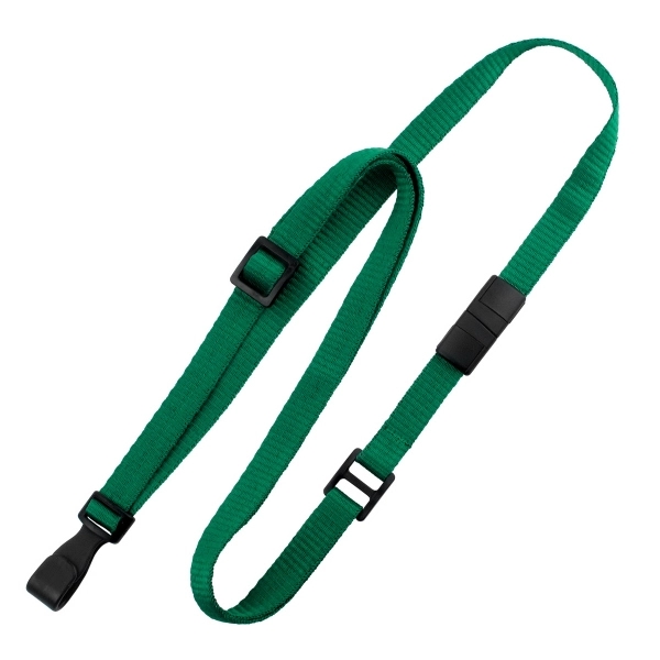 3/8" Adjustable Breakaway Lanyards w/ No-Twist Plastic Hook - 3/8" Adjustable Breakaway Lanyards w/ No-Twist Plastic Hook - Image 1 of 9