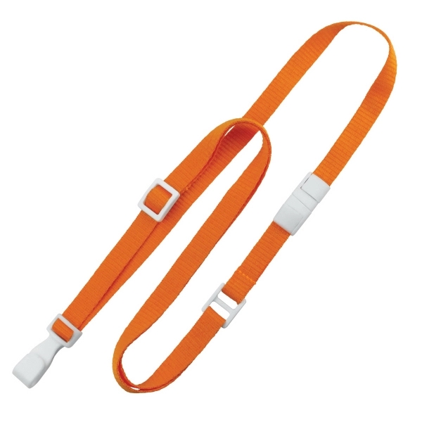 3/8" Adjustable Breakaway Lanyards w/ No-Twist Plastic Hook - 3/8" Adjustable Breakaway Lanyards w/ No-Twist Plastic Hook - Image 2 of 9
