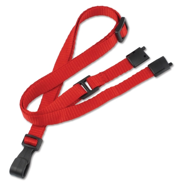 3/8" Adjustable Breakaway Lanyards w/ No-Twist Plastic Hook - 3/8" Adjustable Breakaway Lanyards w/ No-Twist Plastic Hook - Image 6 of 9