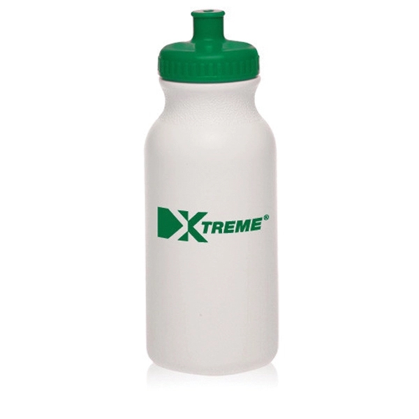 20 oz. White Water Bottle with Push Cap - 20 oz. White Water Bottle with Push Cap - Image 4 of 22