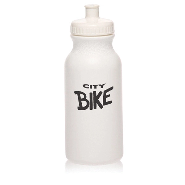 20 oz. White Water Bottle with Push Cap - 20 oz. White Water Bottle with Push Cap - Image 10 of 22