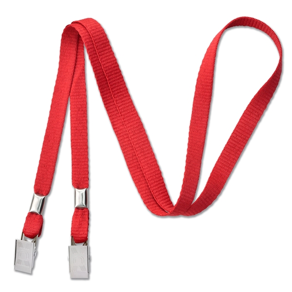 3/8" Open-Ended Event Lanyard/Mask Holder w/ 2 Bulldog Clips - 3/8" Open-Ended Event Lanyard/Mask Holder w/ 2 Bulldog Clips - Image 5 of 6