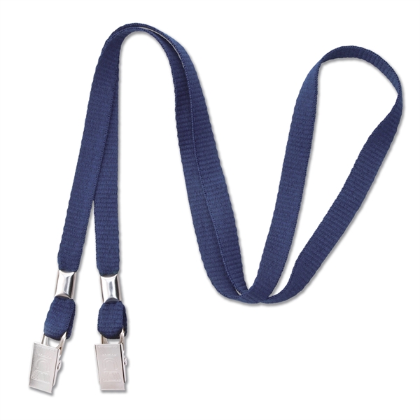 3/8" Open-Ended Event Lanyard/Mask Holder w/ 2 Bulldog Clips - 3/8" Open-Ended Event Lanyard/Mask Holder w/ 2 Bulldog Clips - Image 3 of 6