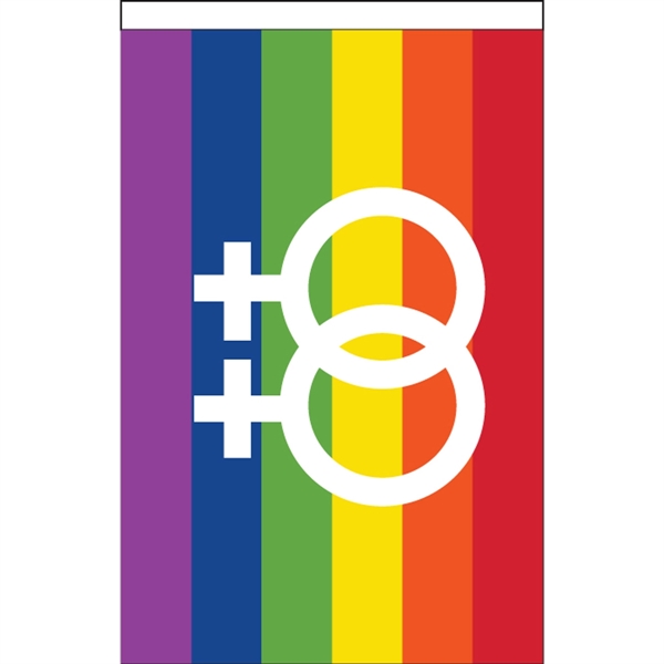 Double Female Deluxe Garden Flag - Double Female Deluxe Garden Flag - Image 0 of 0