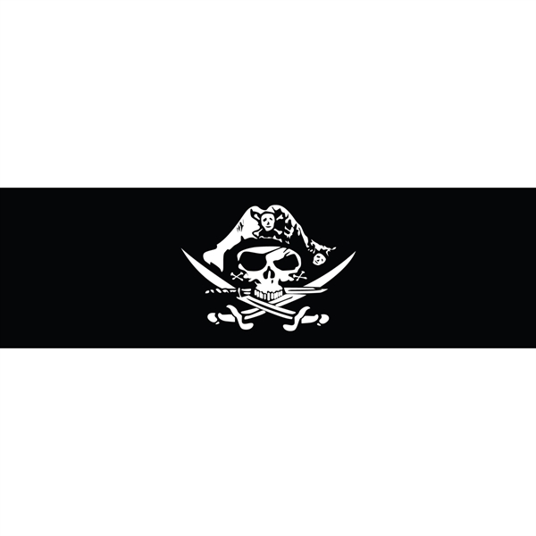 Pirate Hat Window Decals 3" x 10" - Pirate Hat Window Decals 3" x 10" - Image 0 of 0