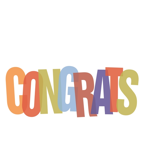 Congratulations Greeting Card 5"x7" - Congratulations Greeting Card 5"x7" - Image 0 of 0