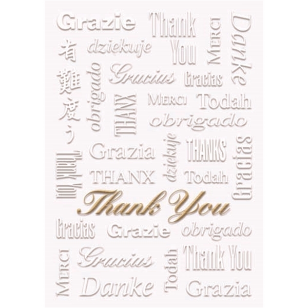 5x7 Multilingual Thank You Greeting Card - 5x7 Multilingual Thank You Greeting Card - Image 0 of 0