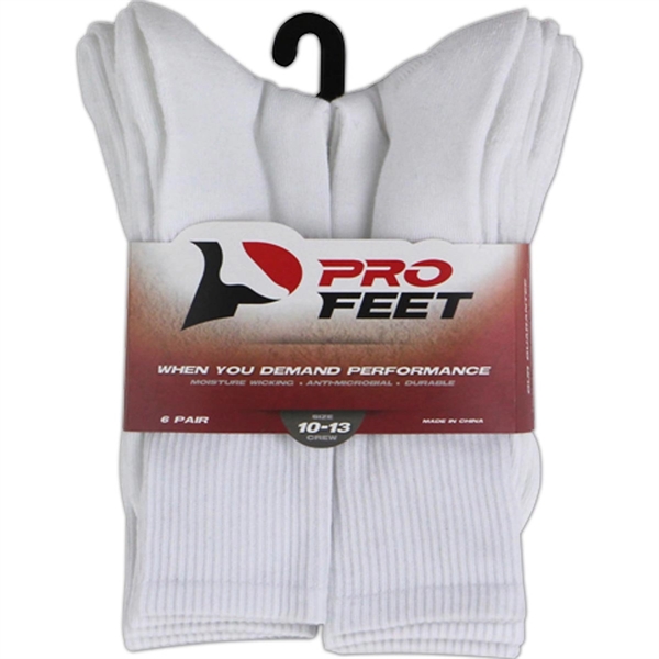 Training Crew 6 Pair Pack Socks - Training Crew 6 Pair Pack Socks - Image 0 of 1