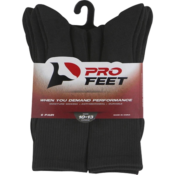 Training Crew 6 Pair Pack Socks - Training Crew 6 Pair Pack Socks - Image 1 of 1