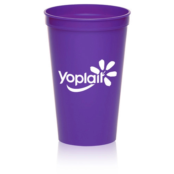 22 oz Plastic Stadium Cup - 22 oz Plastic Stadium Cup - Image 4 of 17