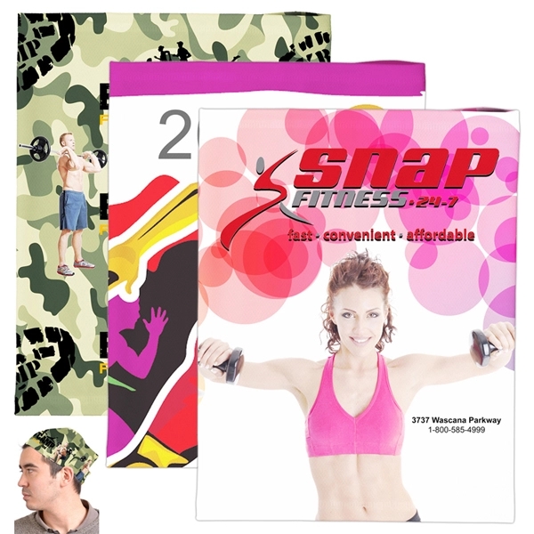Full Color Sublimation Cooling Fandana™" 170 GSM Multi-Funct