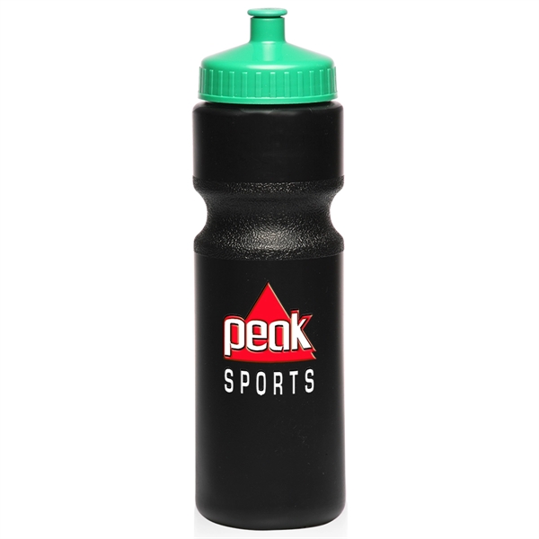 28 oz. Push Cap Plastic Water Bottle | Plum Grove