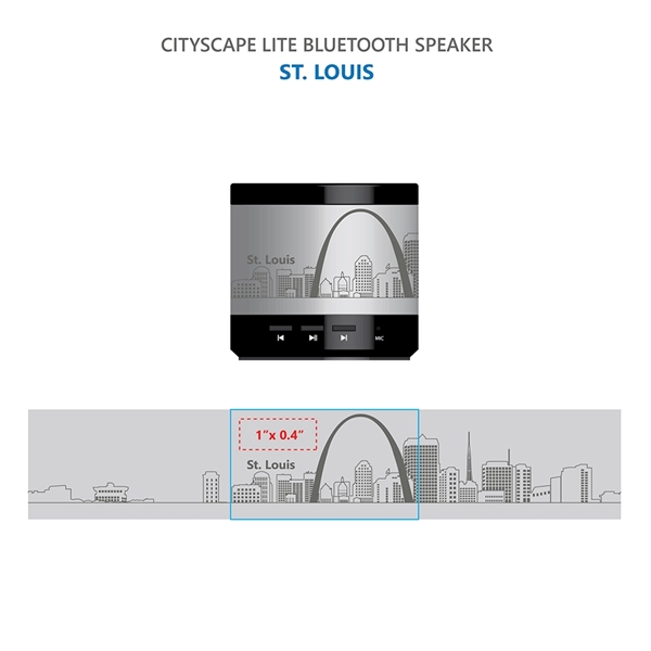 CityScape Lite Wireless Speaker - CityScape Lite Wireless Speaker - Image 4 of 9