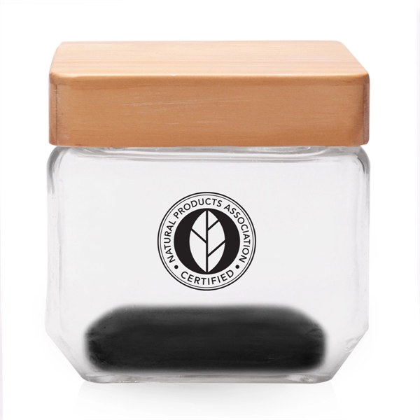 27 oz. Glass Candy Jars with Wooden Lid - 27 oz. Glass Candy Jars with Wooden Lid - Image 6 of 13