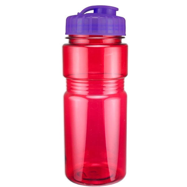 20 oz. Translucent Recreation Bottle with Flip Top Lid - 20 oz. Translucent Recreation Bottle with Flip Top Lid - Image 87 of 90