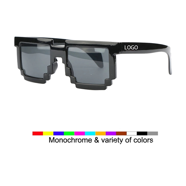 Assorted Color Pixel Sunglasses - Assorted Color Pixel Sunglasses - Image 0 of 0