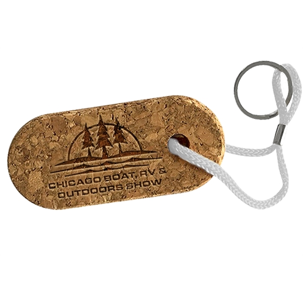 Cork Keychain