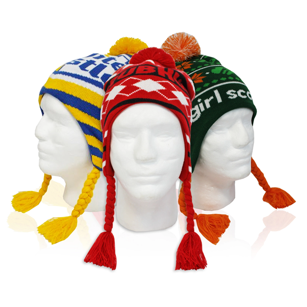 Pantone Matched Toboggan Ear Cover Beanie - Pantone Matched Toboggan Ear Cover Beanie - Image 0 of 4