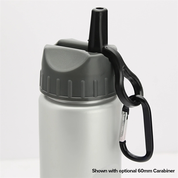 Metalike Water Bottle With Flip Straw